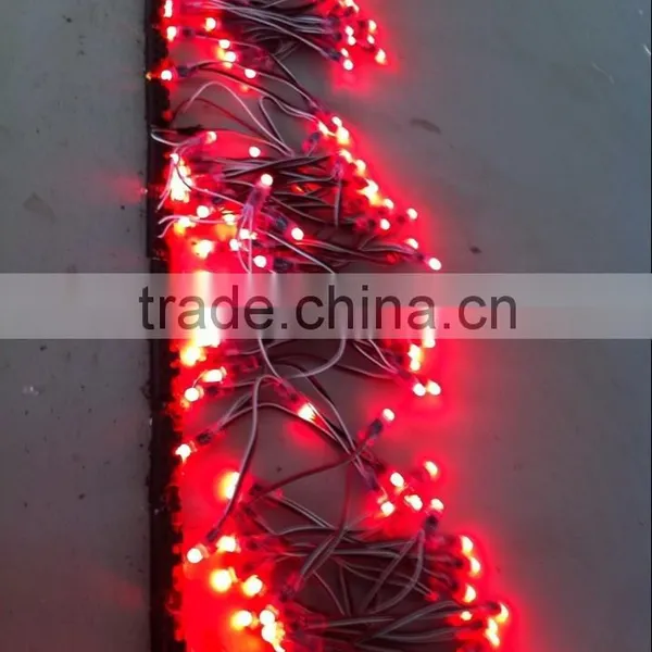 50pcs/string Dip Led Pixel Full Color Addressable LED Pixel Light With Heatsink;DC5V Input;7cm Wire Spacing;with Color Wire photo-5