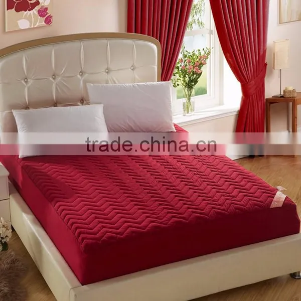 Twin Single Waterproof Colored Quilted Mattress Protector photo-4
