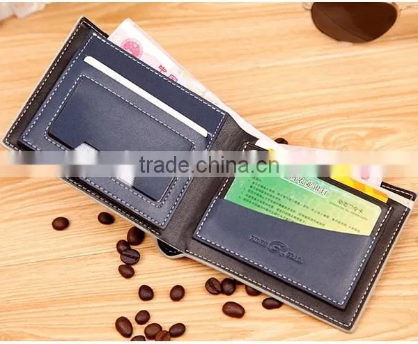 PIDENGBAO Bi-Fold Flap Closure Wallet for Men Made by pu Leather photo-4