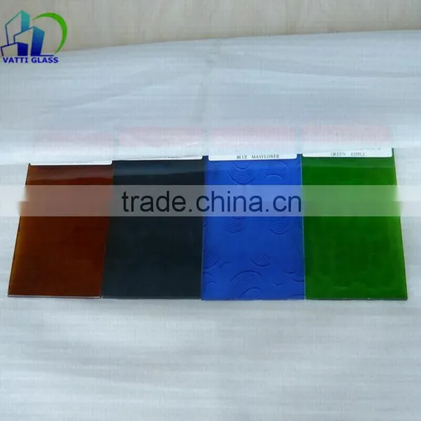 4mm Stained Glass Pattern Free, Patterned Glass /figued Glass Sheet photo-2