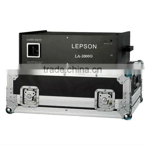 2W Single Green Animation Laser Stage Lighting ILDA Programmable Laser Lights photo-2