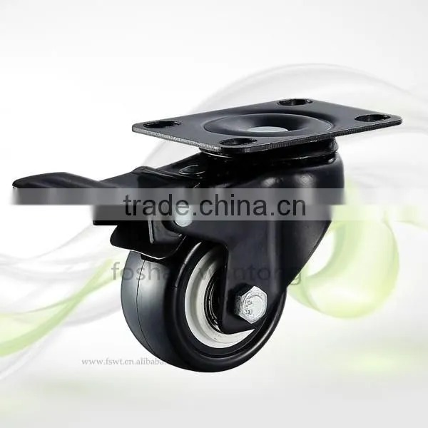 Small Furniture Wheel 42mm Screw With Lock Furniture Caster Wheel photo-5