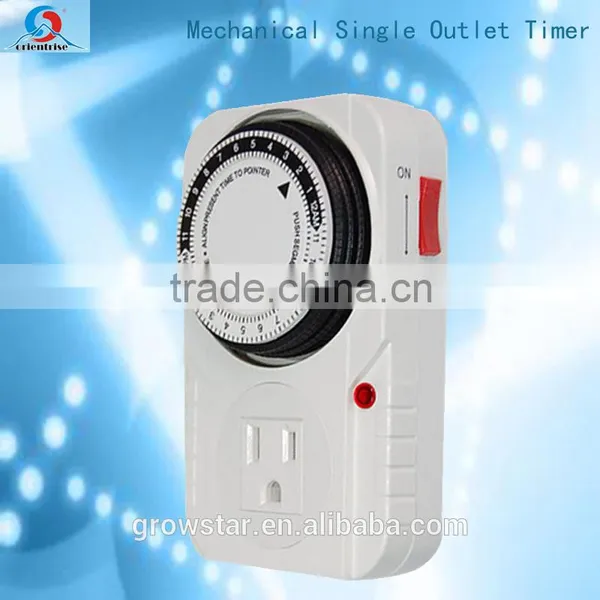 24 Hours Mechanical Single Outlet Timer