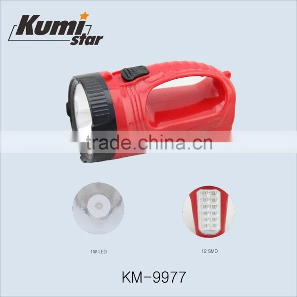 New ABS Rechargeable High Power Led Searchlight Portable KM-9977