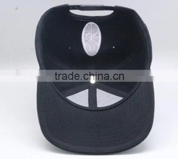 New Arrival Custom Multicolor 3D Puff Embroidery Snapback Black photo-6