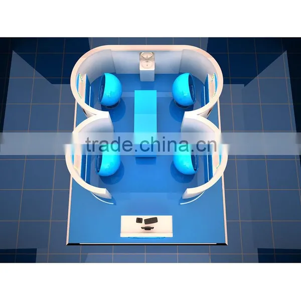 Customized Design Wooden Mall Teeth Whitening Kiosk Shop photo-2