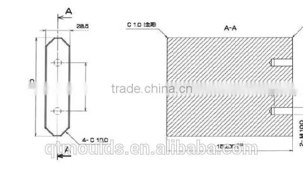 Nonstandard CNC Milling Machining Precision Molds Parts/cnc Milling Service/high Precison Mold Manufacturer QITAI photo-5