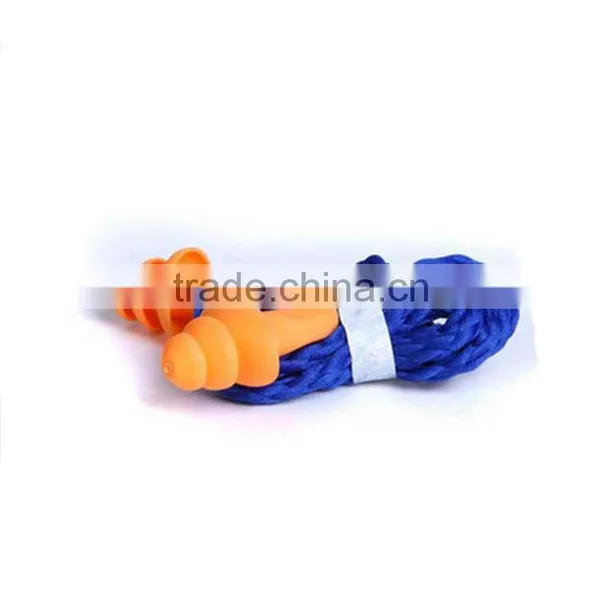 CE Standard Silicone String Earplugs for Hearing Protection photo-4