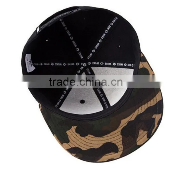 Flat Brim Blank Trucker Cap Fashion Custom Snapback Hat photo-6