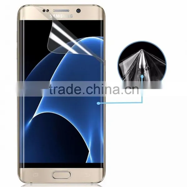 Crystal Clear Soft Tpu Screen Protector Film For s7 Edge Full Cover Screen Flim photo-3