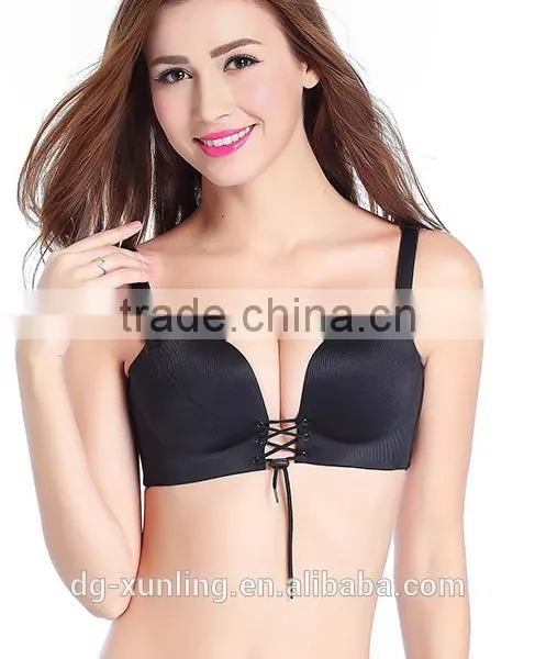 Push up Self-adhesive Cloth Silicone Bra Ladies Sexy Panty and Bra Sets photo-6
