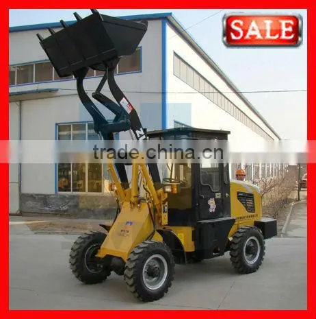 CE Approved 1wheel Loader 1000kg With Low Price Hot Sale 1ton Wheel Loader in European Market