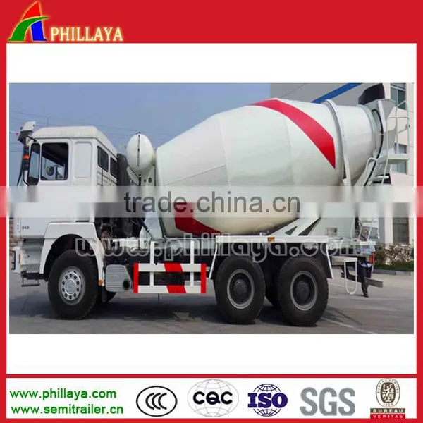 Truck Trailer Concrete Mixer Truck / Cement Semi Trailer For Sale