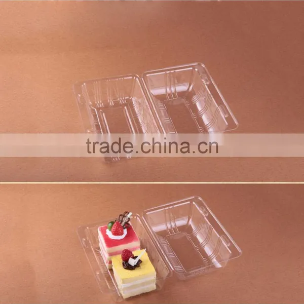 Clear Folding Long Plastic Cake Container With Lid photo-5