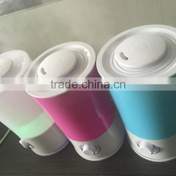 Purple Mini Auto Air Humidifier Purifier Ultrasonic Essential Oil Aroma Diffuser photo-2