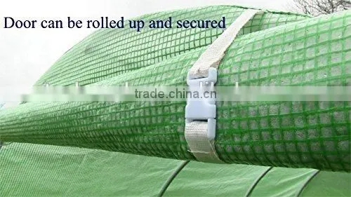 6m (L) X 3m (W) X 2m (H) Polytunnel Greenhouse Pollytunnel Poly Polly Tunnel Fully Galvanised Anti Rust Steel Frame photo-2