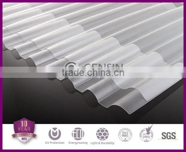 Corrugated Polycarbonate Sheet/corrugated Solid Sheet/corrugeated Roofing Sheet photo-2