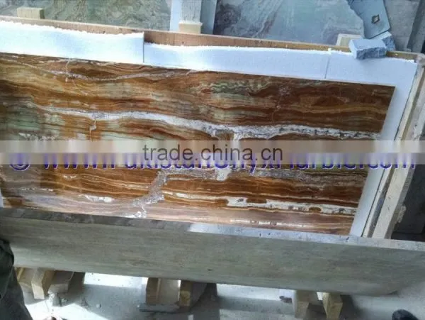 Best Quality Modern BROWN GOLDEN ONYX COUNTERTOPS photo-6