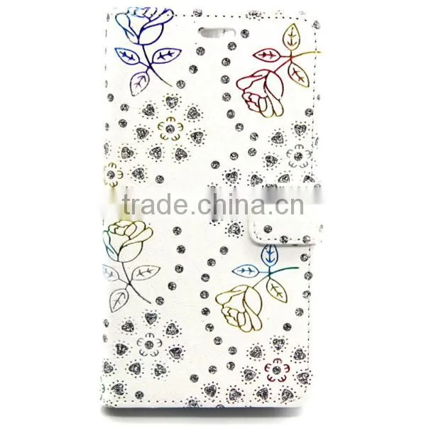 Hot Selling PU Leather Phone Case Peacock Pattern Case Flip Leather Case for Wiko Rainbow photo-3