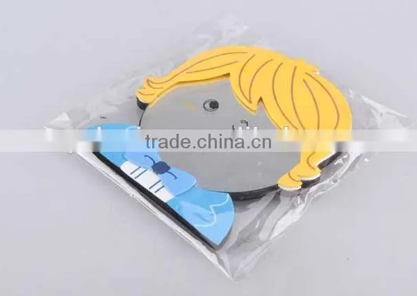 Cartoon Human Shaped EVA Mirror Creative Design Flower/crown Shaped Mirror photo-2