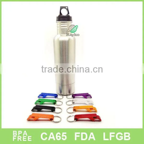 Bottle Armour Stainless Steel Beer Bottle Insulator With Bottle Opener and Carabiner photo-3