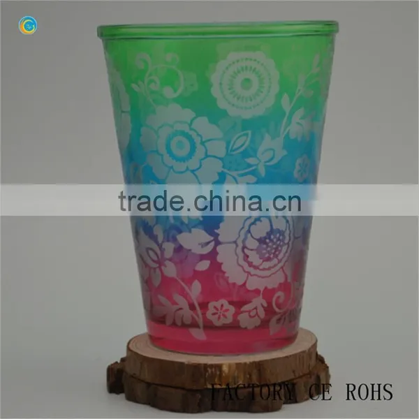 Discount Candle Holders Colorful Change Candle Cup photo-5