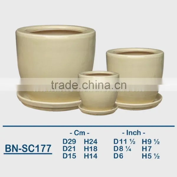 Vietnamese Ceramic Glazed Indoor Pot/ Indoor Planter BN-SC173 photo-6