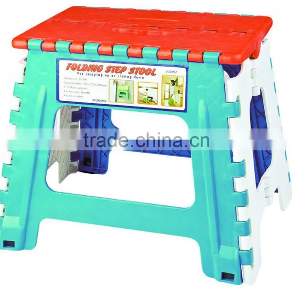 Portable Step Plastic Storage Step Folding Stool Walking Stick photo-3