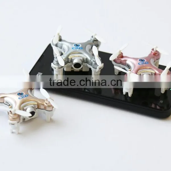 Mini Nano Quadcopter Wifi FPV 0.3MP Camera LED 3D Flip 4CH Micro Drone Cheerson CX-10W photo-2