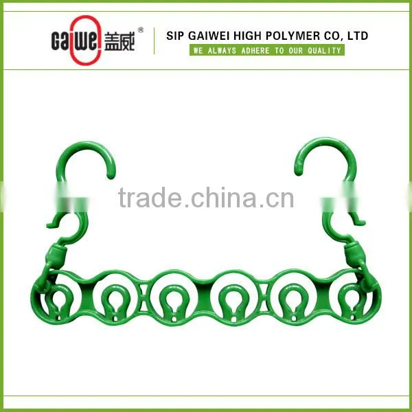 Plastic hangers for clothes and shoes