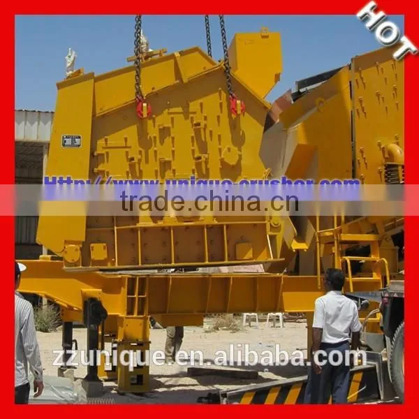 2015 Unique Tech 100tph Mobile Impact Crusher for Aggregate Plant photo-3