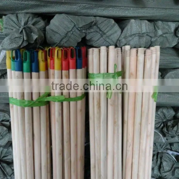 120*2.2cm Small Cap Natural Wood Broom Stick photo-4