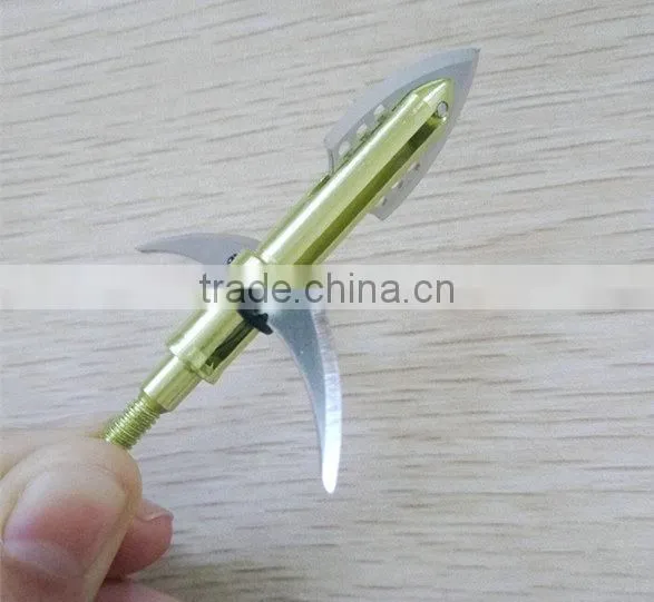 Archery Olive Green Arrow Broadheads,arrowheads for Hunting photo-3