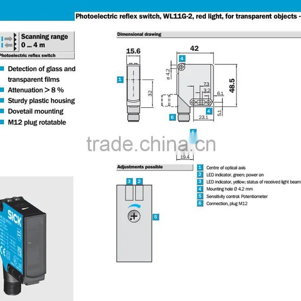 Germany Sick Photocell Sensor WL11G-2B2531 photo-6
