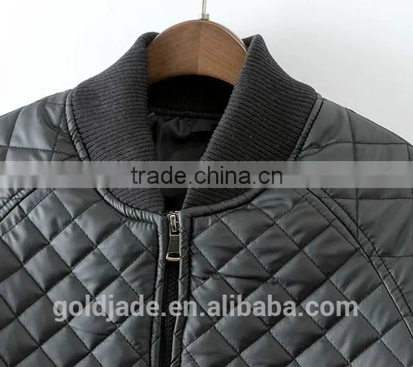 Custom Design Women Nylon Winter Bomber Jacket Custom Logo Quilted Bomber Jacket For Women photo-4