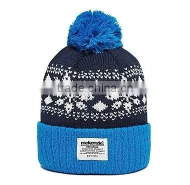 Acrylic Jacquard Custom Ladies Pom Pom Hat photo-4