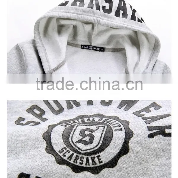 Sport Cotton Zipper up Black Man Custom Color Hoodies photo-6