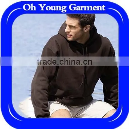 Wholesale Plain Blank Fashion Men Apparel Sport Jersey Gym Wear Tracksuits Ruffle Pullover Oem Fleece Hoodies photo-2