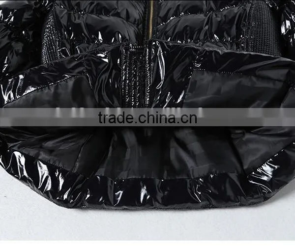 Custom 2017 Latest Fashion Western Ladies Winter Duck Down Feather Women Jackets photo-6