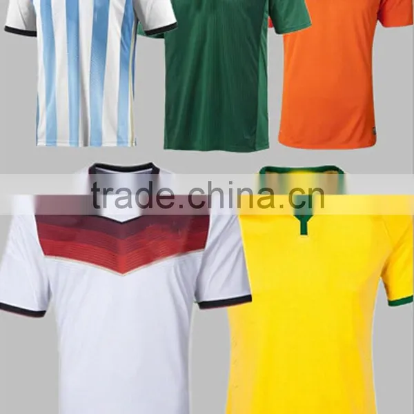 Wholesale Customized 100% Polyester High Quality Men Soccer Jersey Football Team Sets photo-5