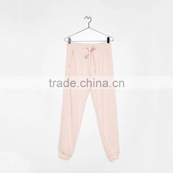 Women's Trousers With Cord Soft Loose Fit Ankle Banded Jogger Pants photo-5