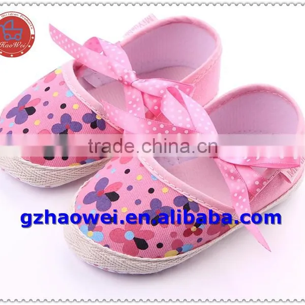 Flower Printed Baby Girl's Prewalker photo-3