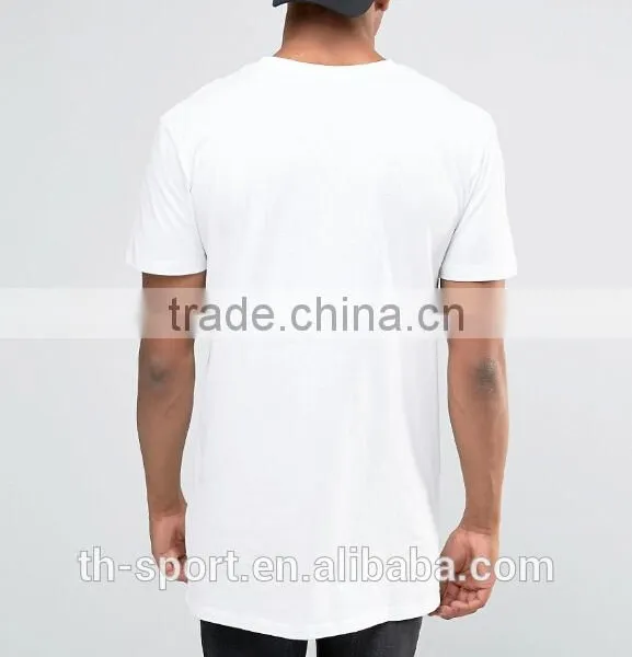 Custom Tall Tee Longline t Shirt Elongated t Shirt photo-2