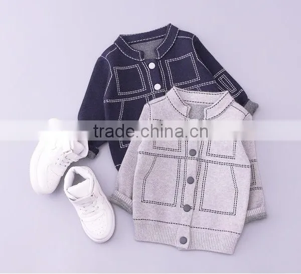 Fashion Design Boys Cotton Children Sweaters Knitting Kids Cardigan photo-2