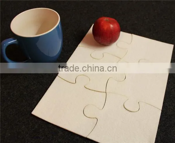 Unique Designed Hot Salling Products Laser Cut Wood Puzzle Coasters photo-3