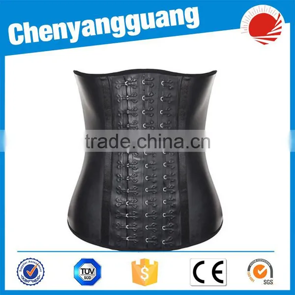 CYG-wholesale 4 Steel Boned Corset Red Underbust Waist Cincher photo-5