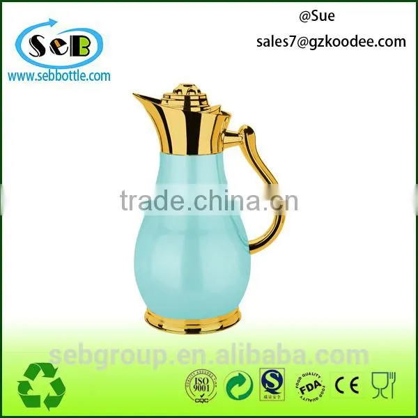 Hot Sell Golden / Silver Glass Thermos Vacuum Flask; Stainless Steel Kettle;double Tea Kettle photo-2