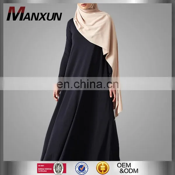 Dubai Black Robe Long Sleeves Maxi Dress Every Abaya For Islamic Women