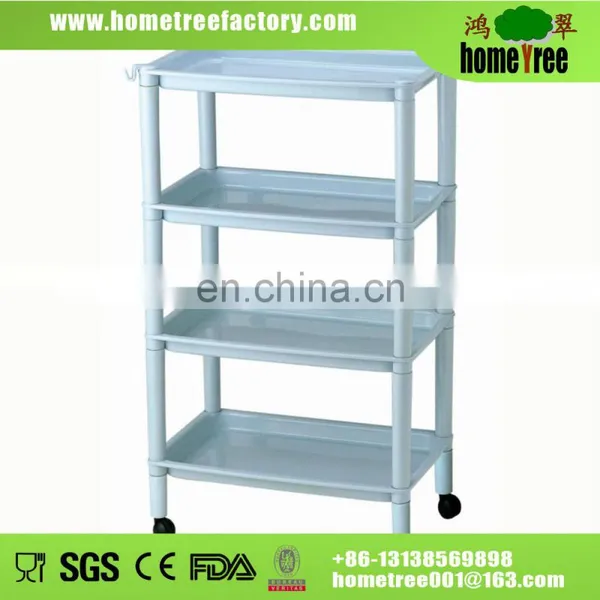 2015 New Rectangle 4 Layer Kitchen Rack With Wheel photo-2