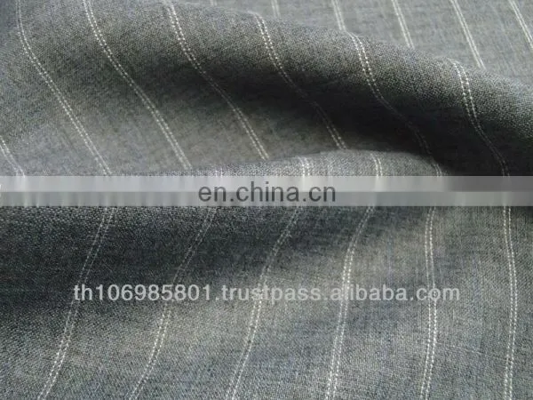 Wool Stripe Suit Mix With Wool for Formal Wear TRW 65/20/15 photo-2